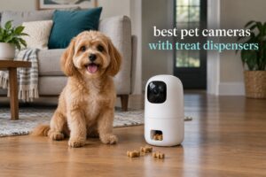best pet cameras with treat dispensers