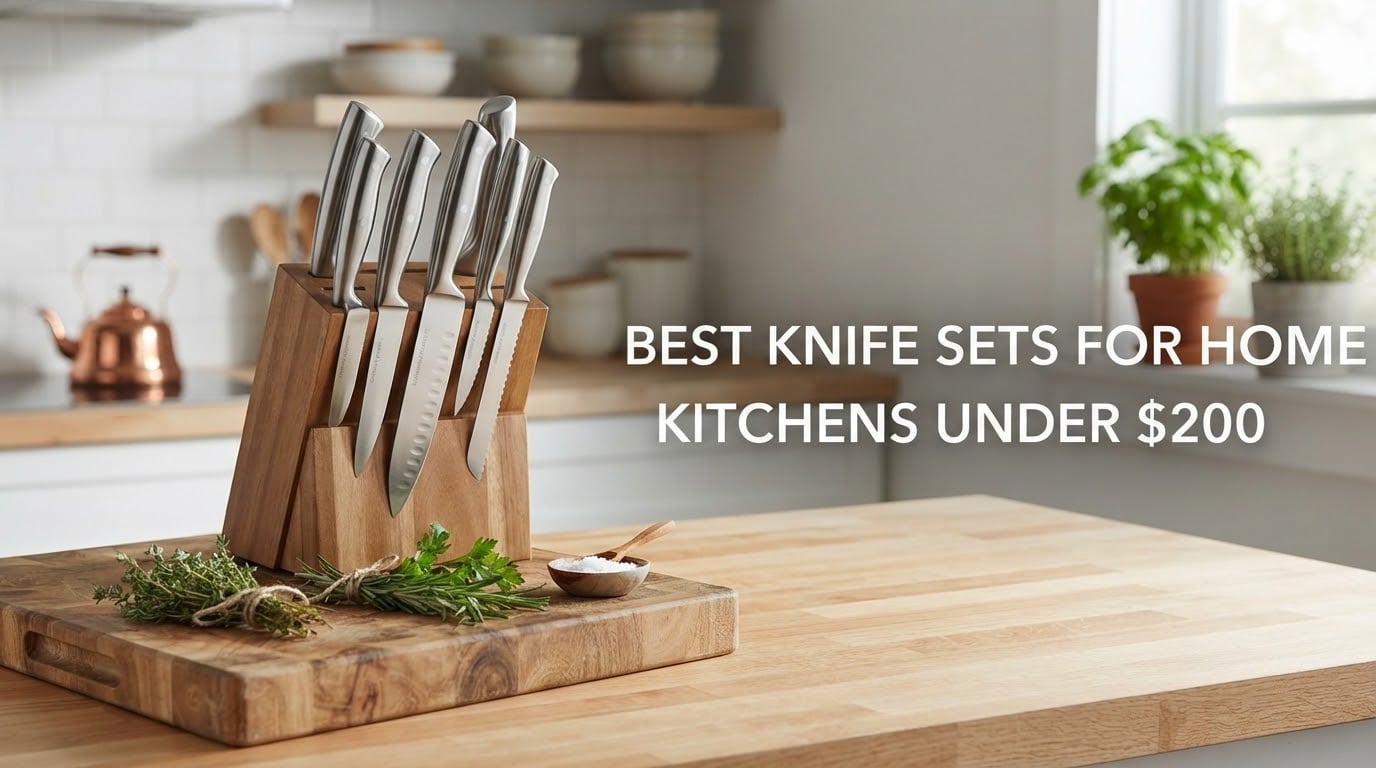 best knife sets for home kitchens under $200
