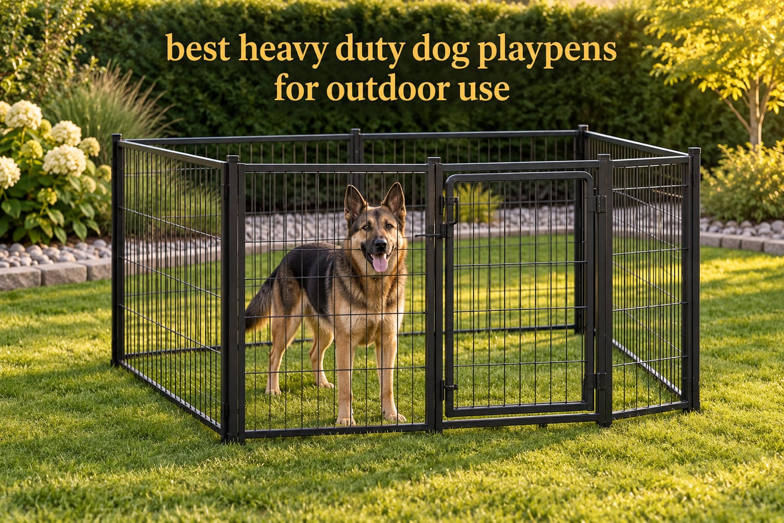 best heavy duty dog playpens for outdoor use
