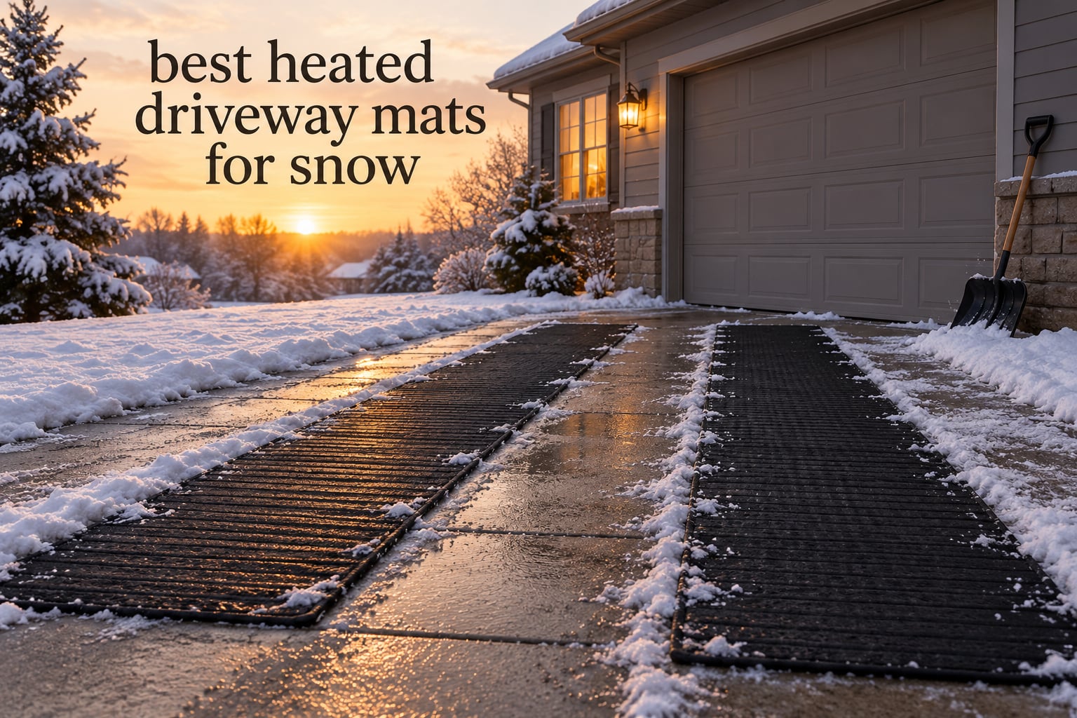 best heated driveway mats for snow
