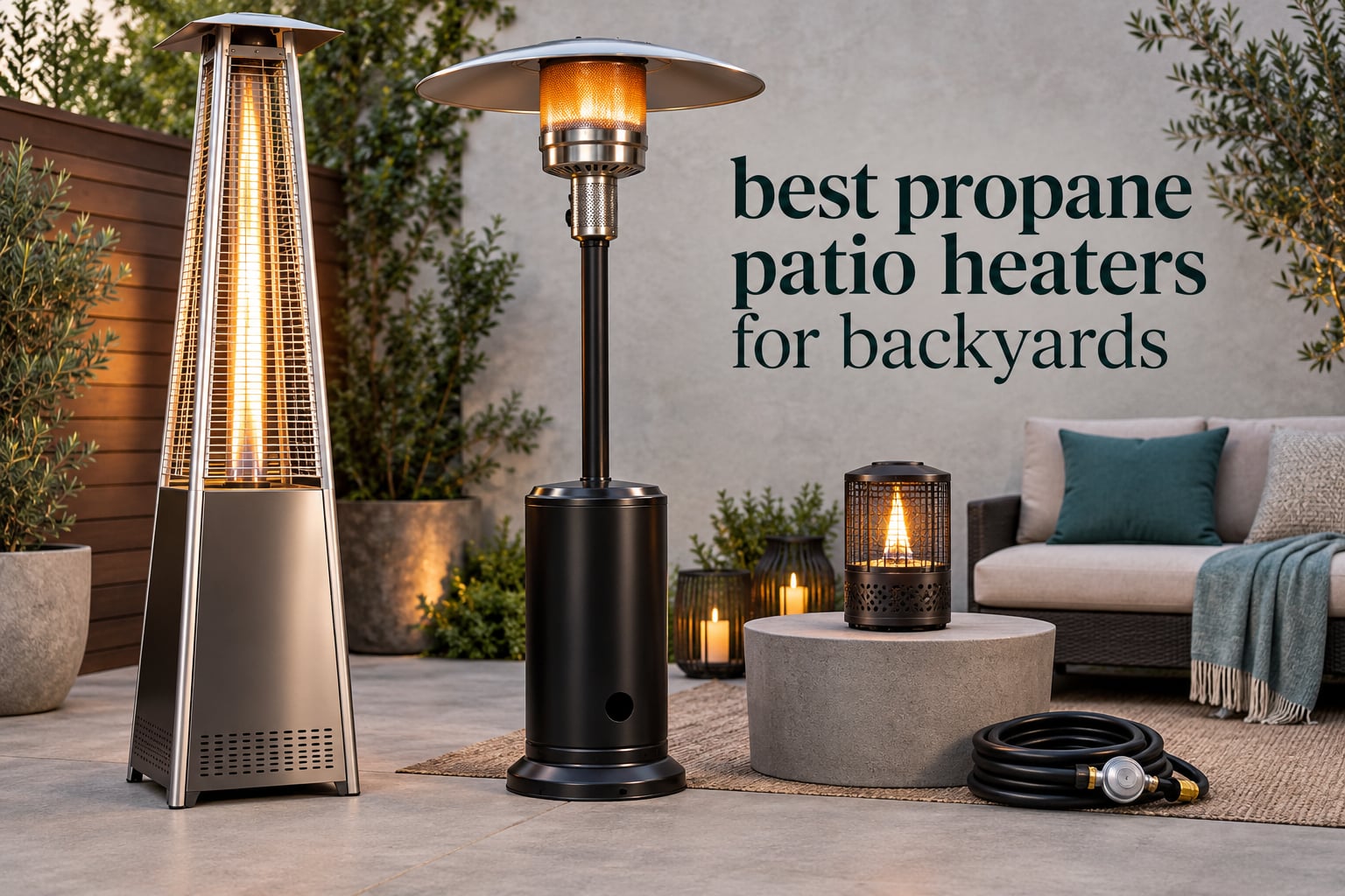 best propane patio heaters for backyards