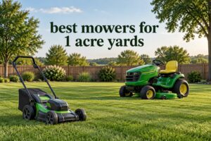 best mowers for 1 acre yards