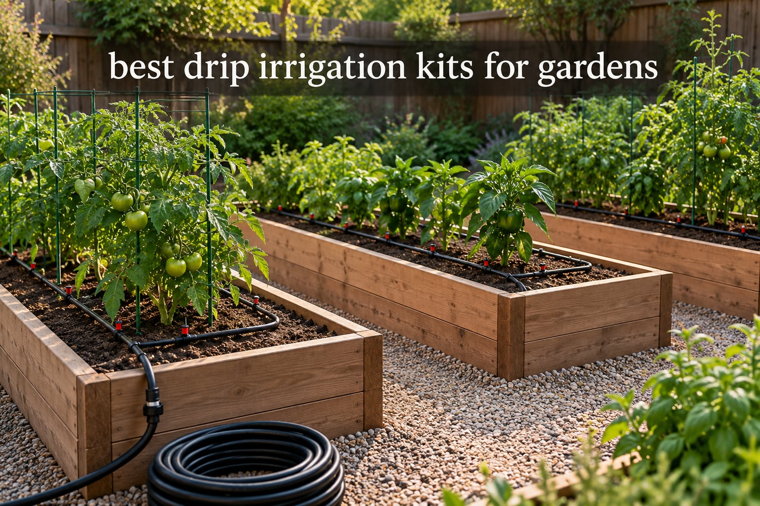best drip irrigation kits for gardens