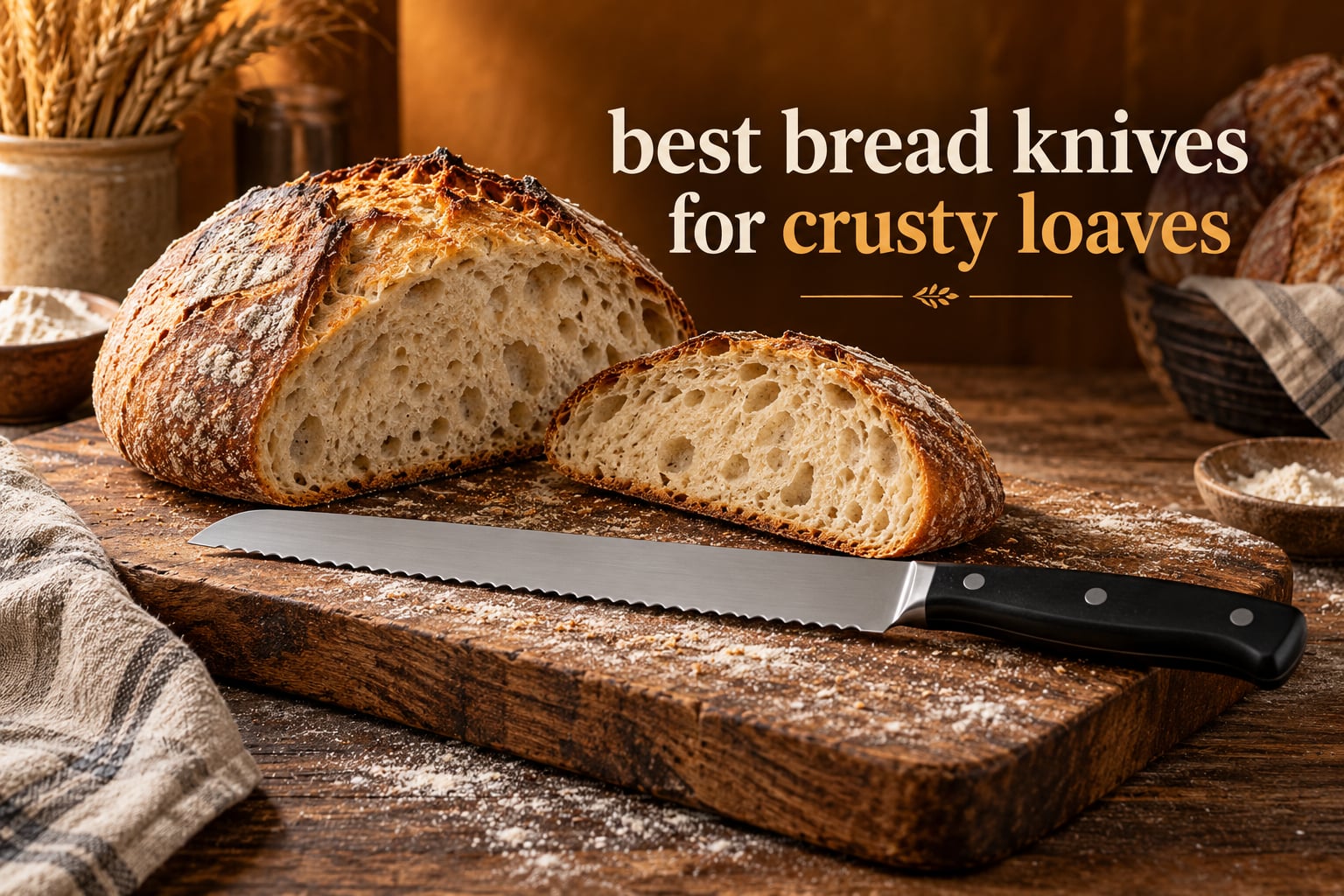 best bread knives for crusty loaves
