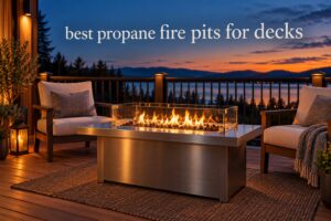 best propane fire pits for decks