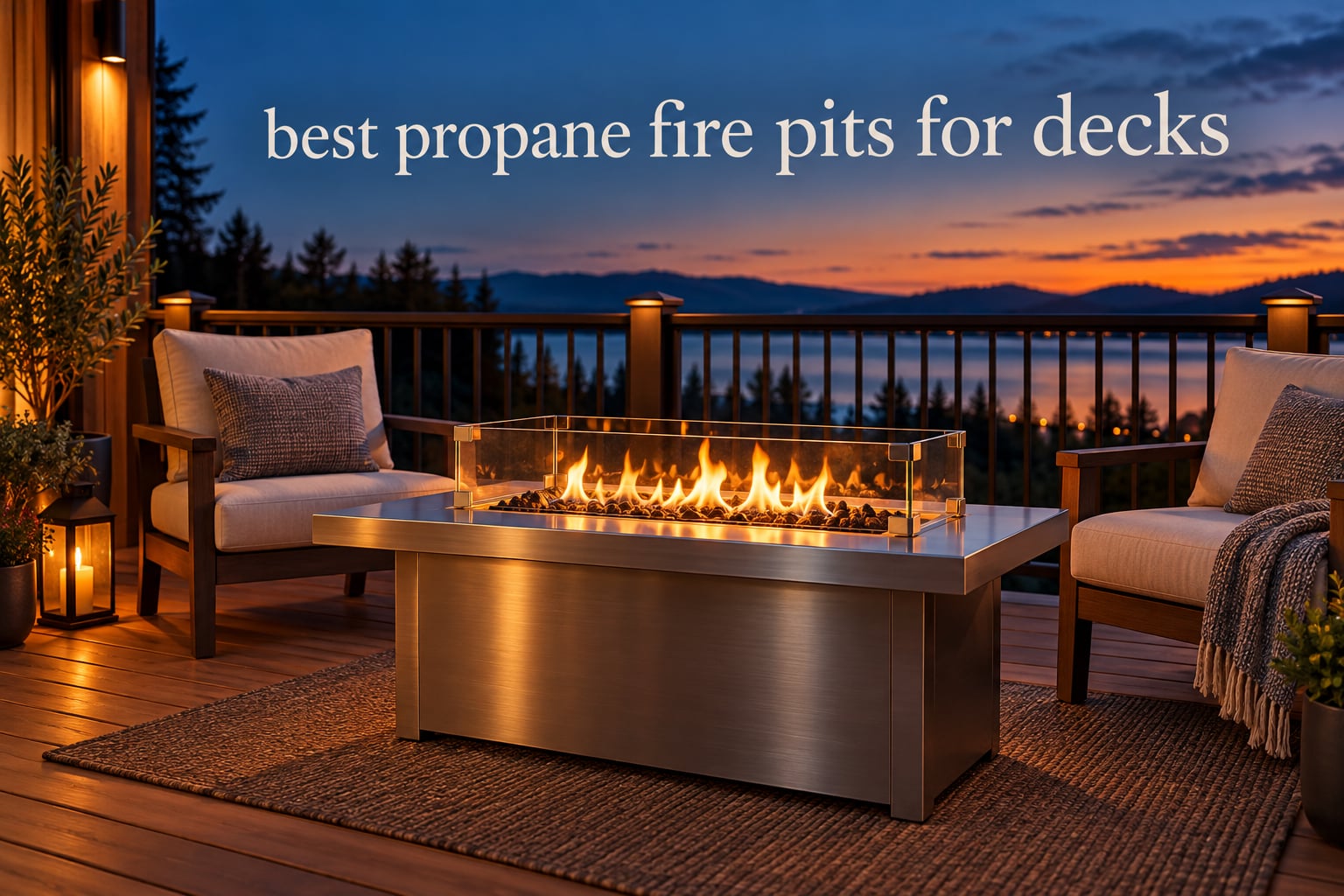 best propane fire pits for decks