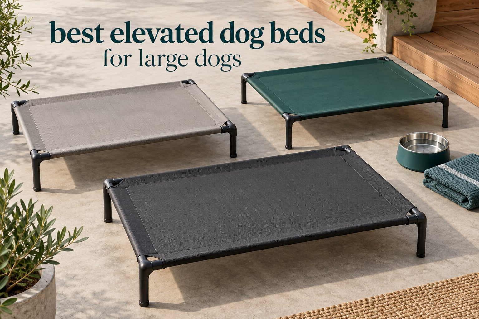 best elevated dog beds for large dogs