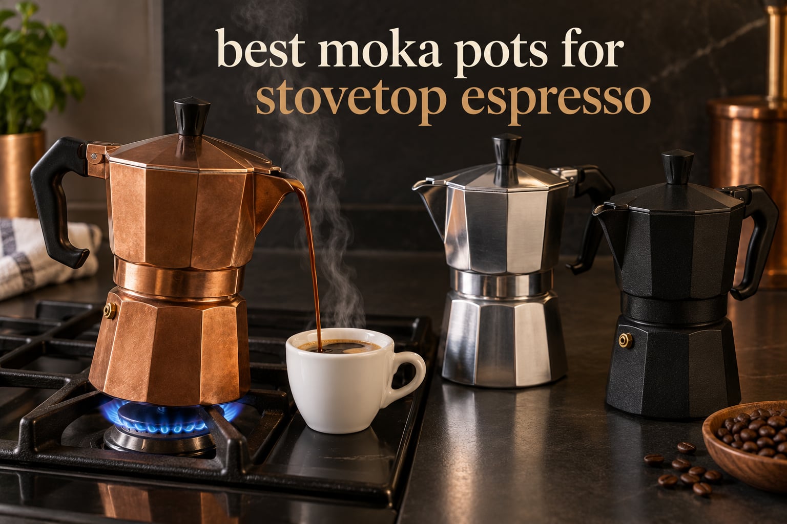 best moka pots for stovetop espresso