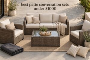 best patio conversation sets under $1000