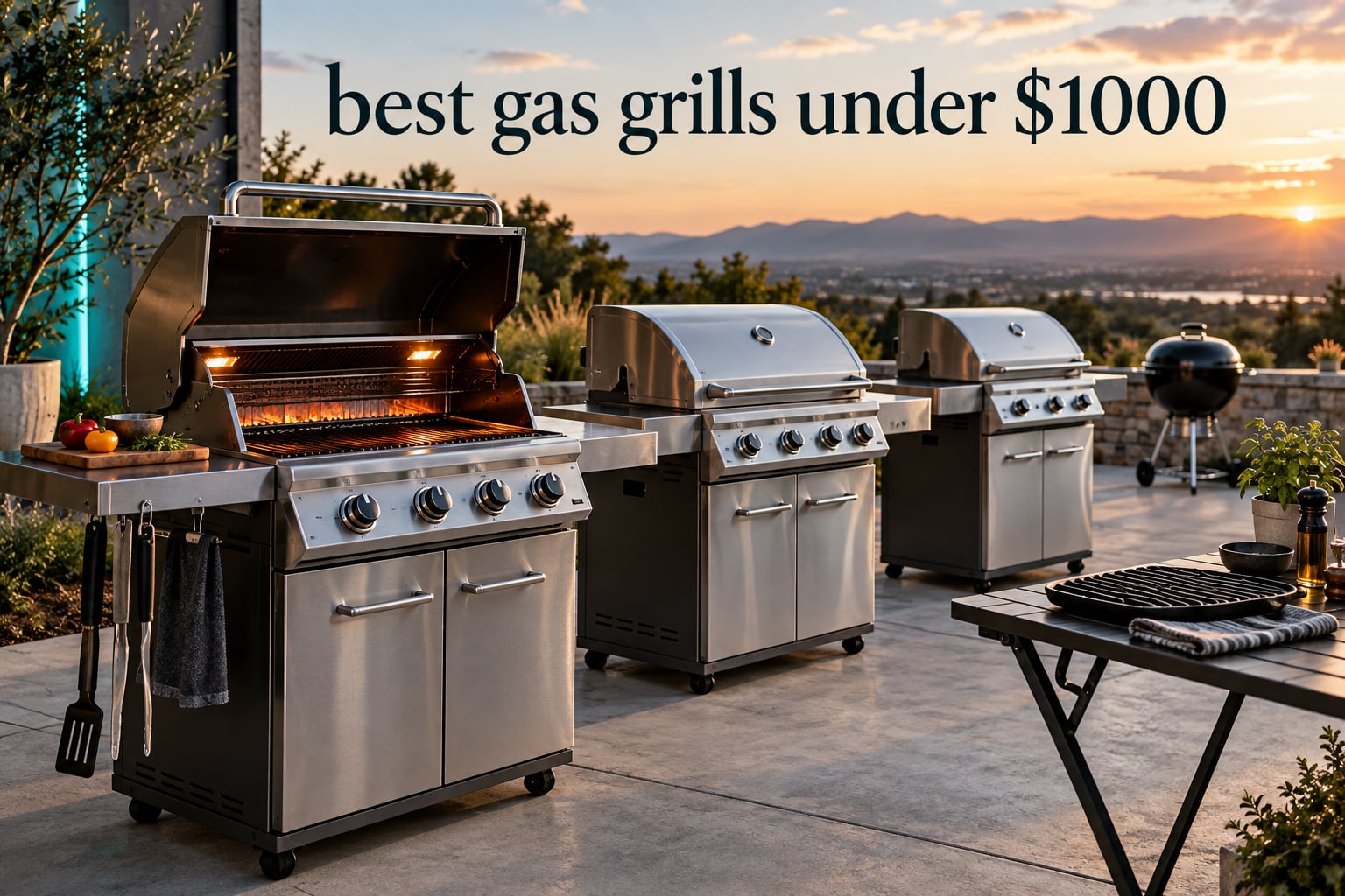 best gas grills under $1000