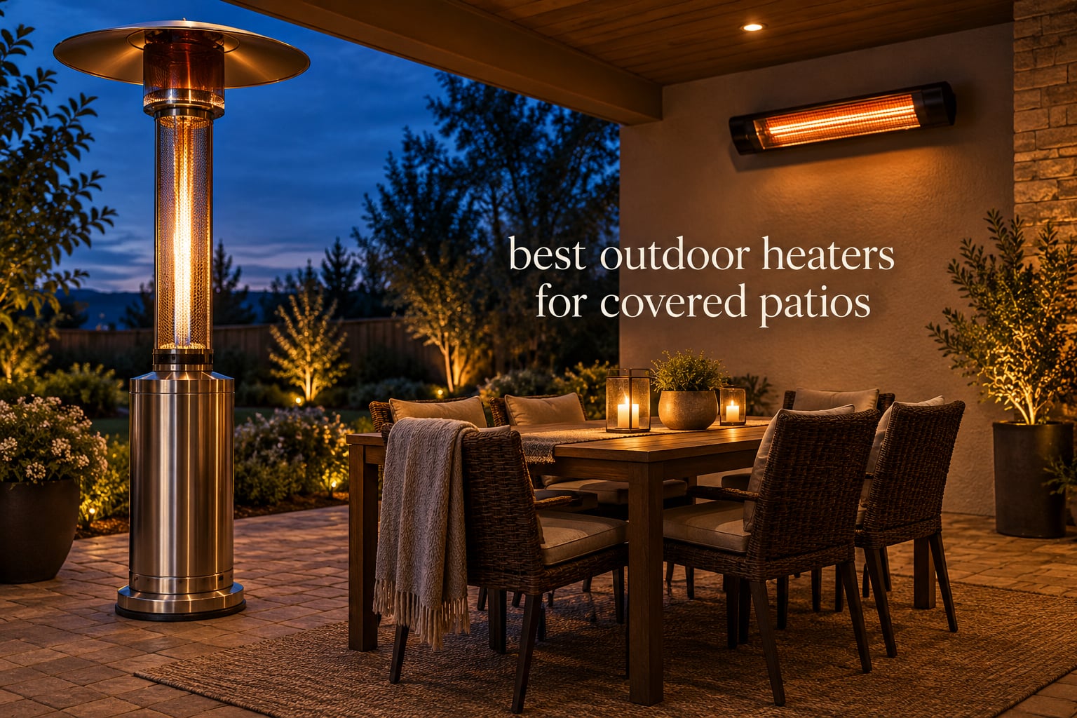 best outdoor heaters for covered patios