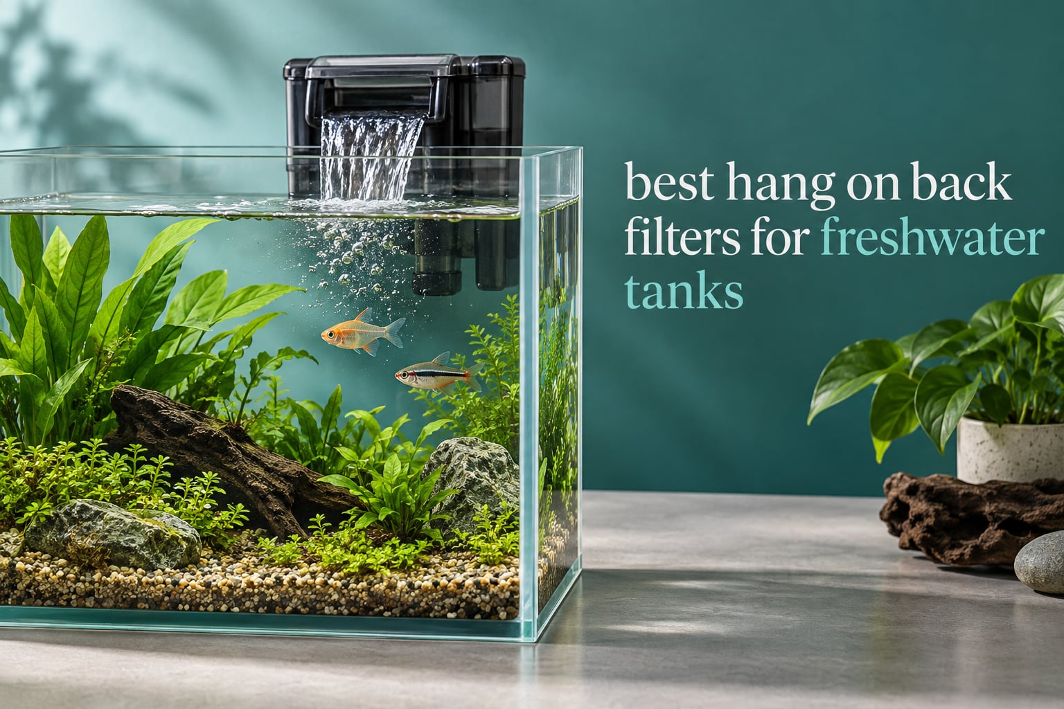 best hang on back filters for freshwater tanks