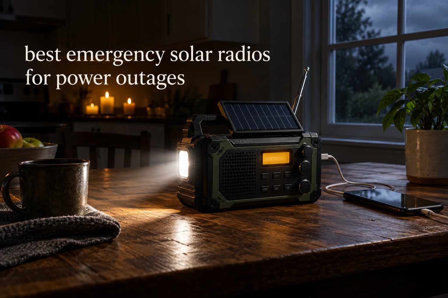 best emergency solar radios for power outages
