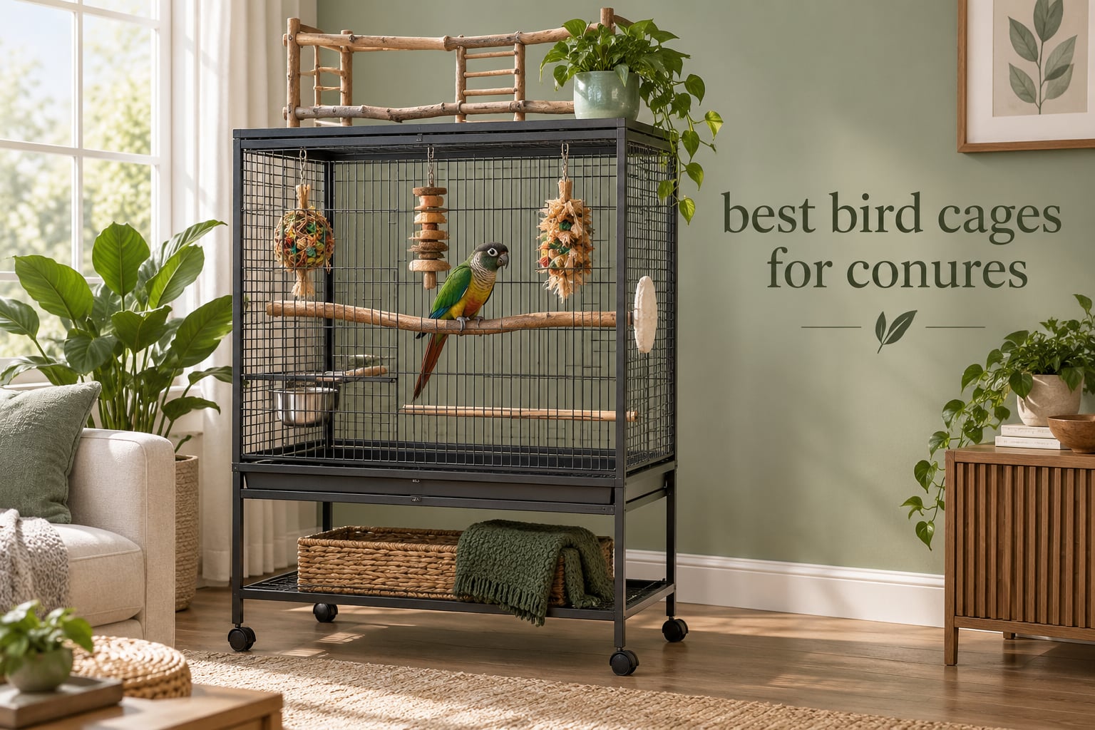 best bird cages for conures