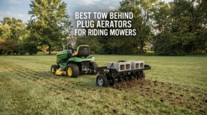 best tow behind plug aerators for riding mowers