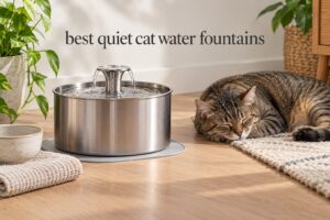 best quiet cat water fountains
