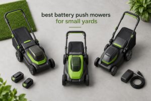 best battery push mowers for small yards