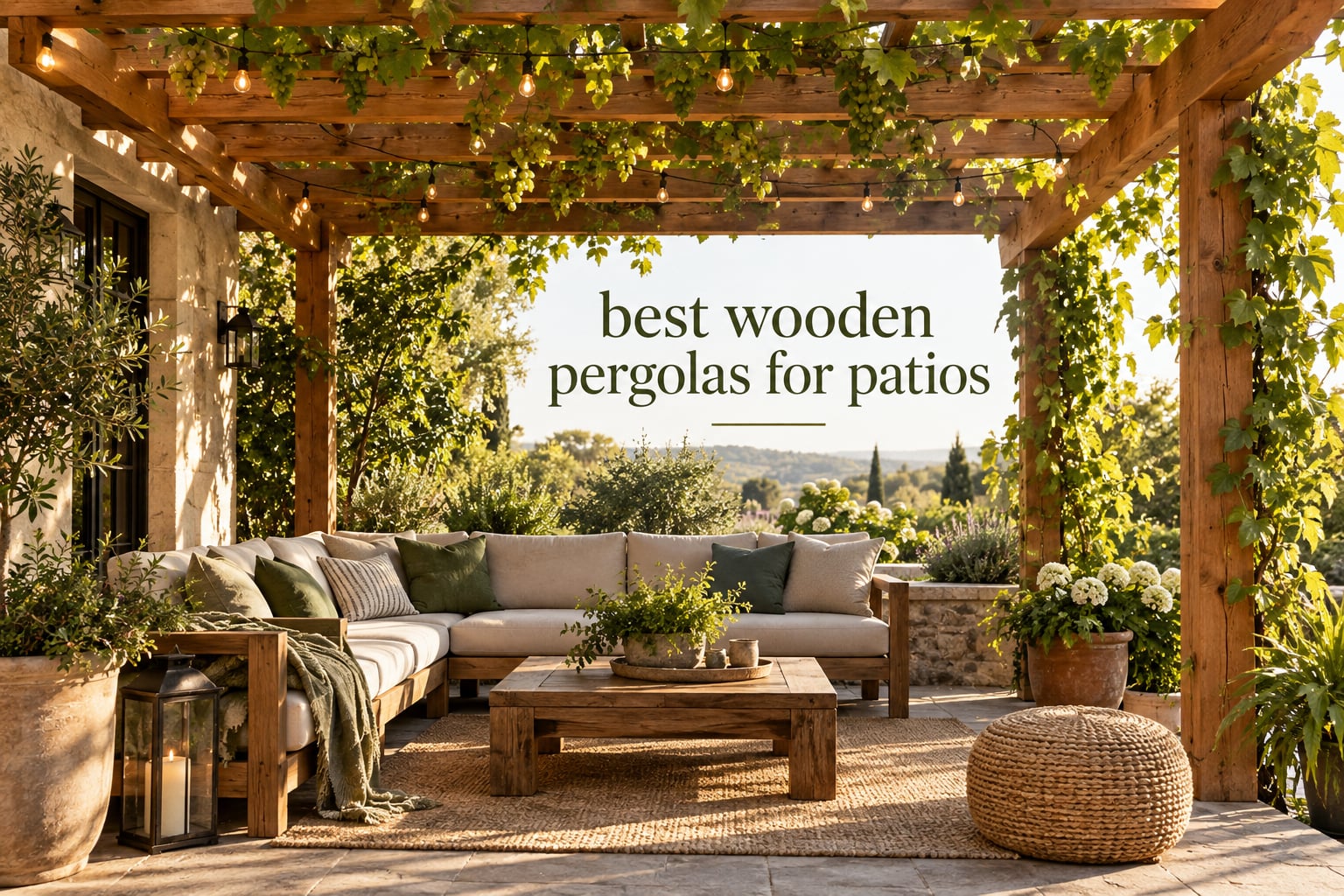 best wooden pergolas for patios