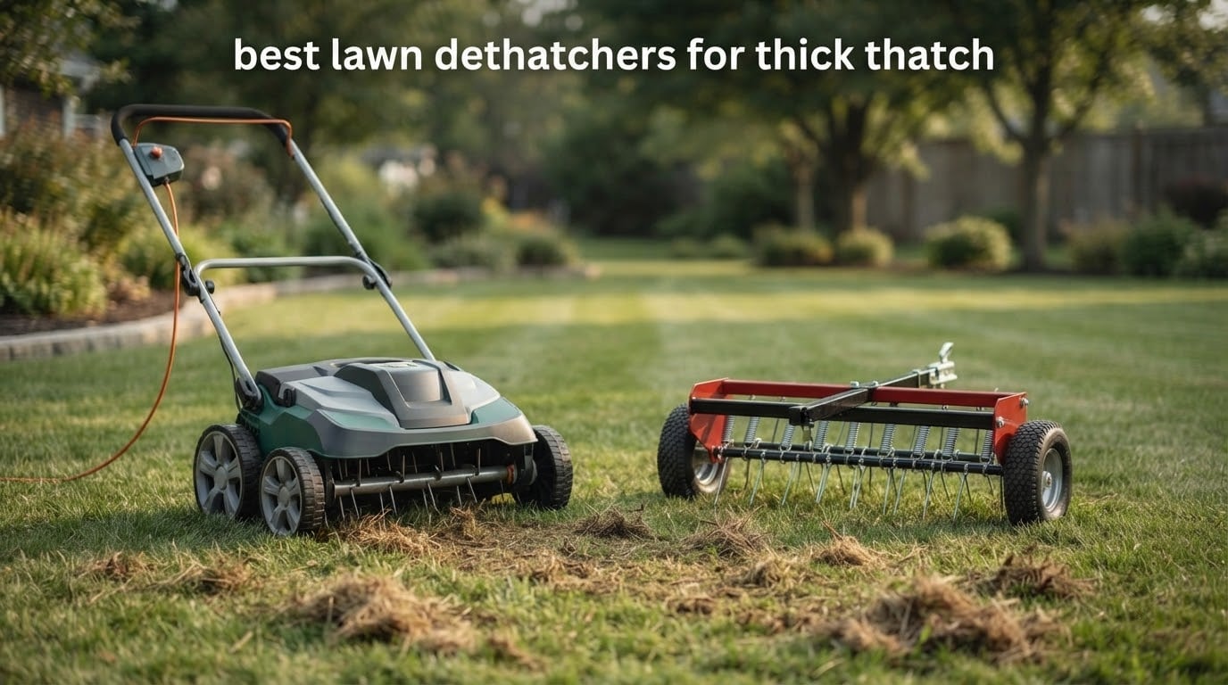 best lawn dethatchers for thick thatch