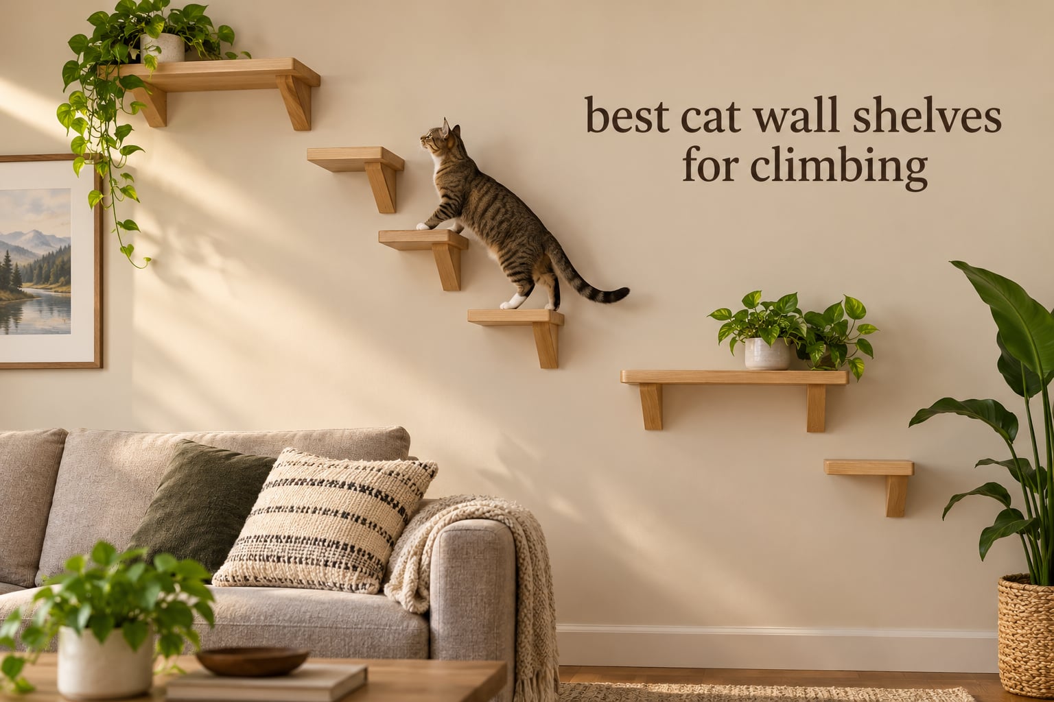 best cat wall shelves for climbing