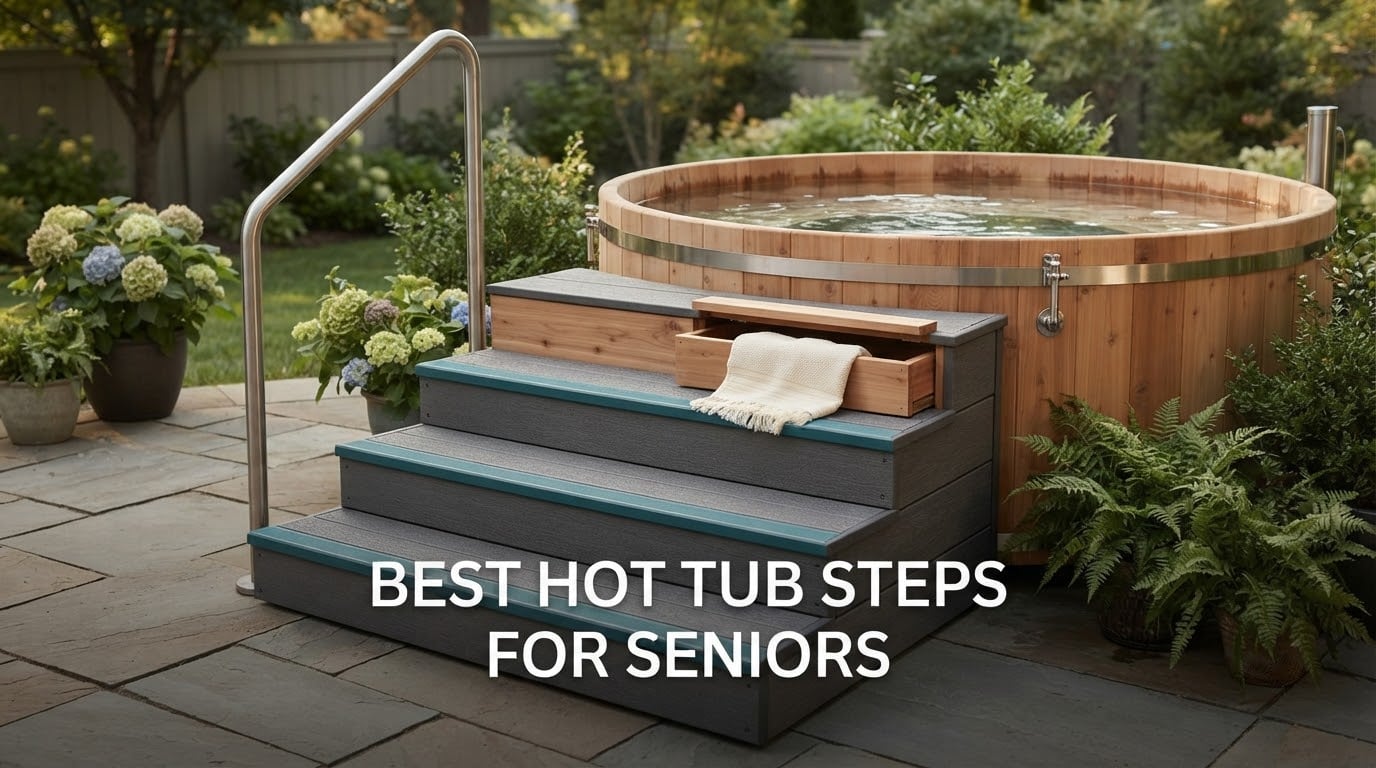 best hot tub steps for seniors