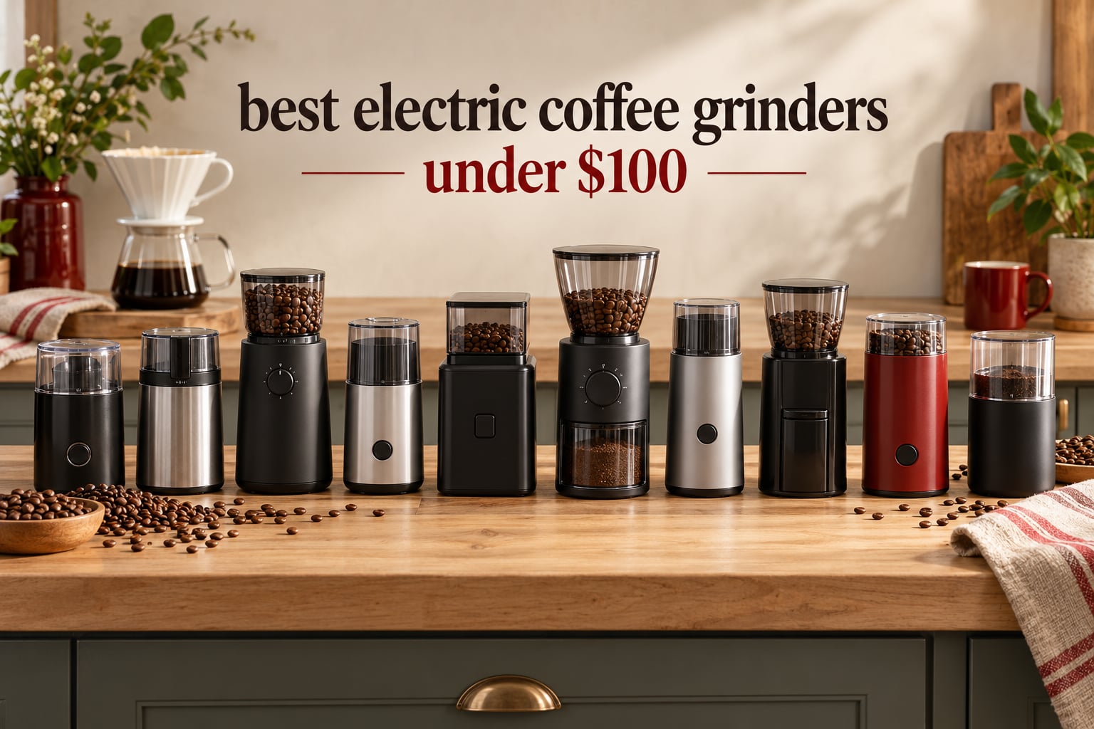 best electric coffee grinders under $100
