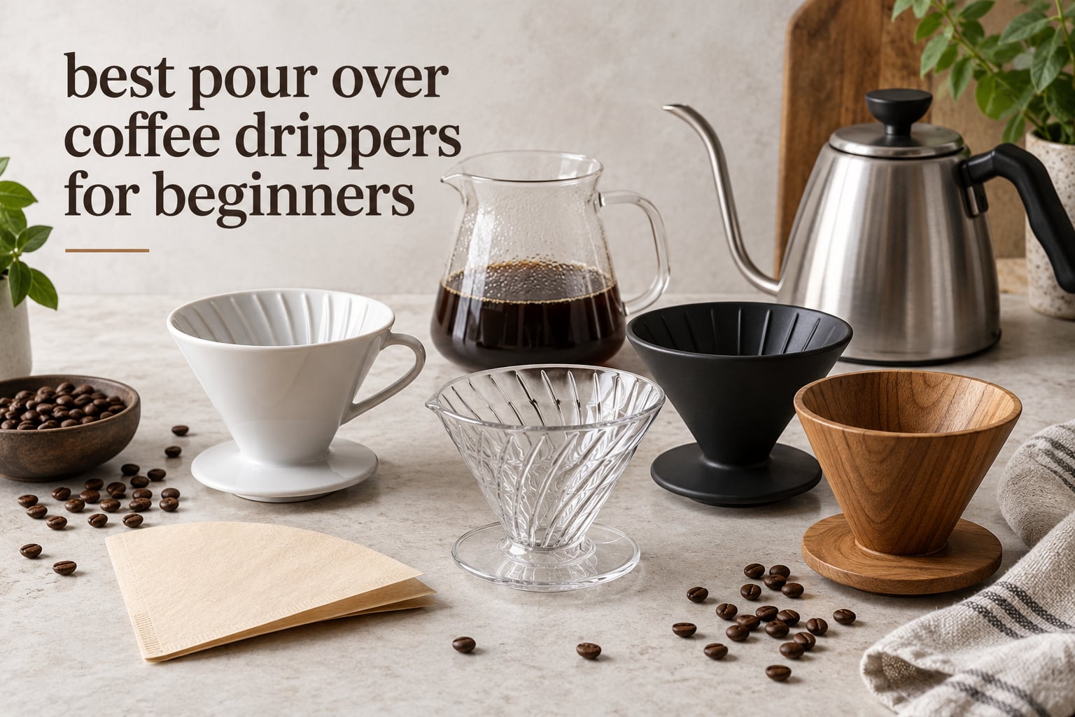 best pour over coffee drippers for beginners