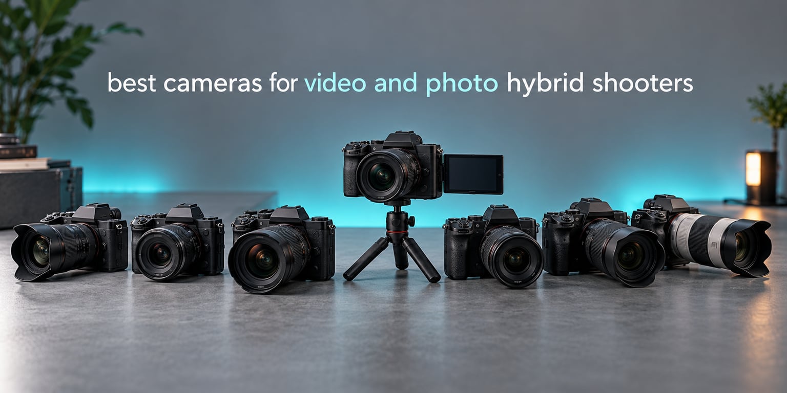 best cameras for video and photo hybrid shooters
