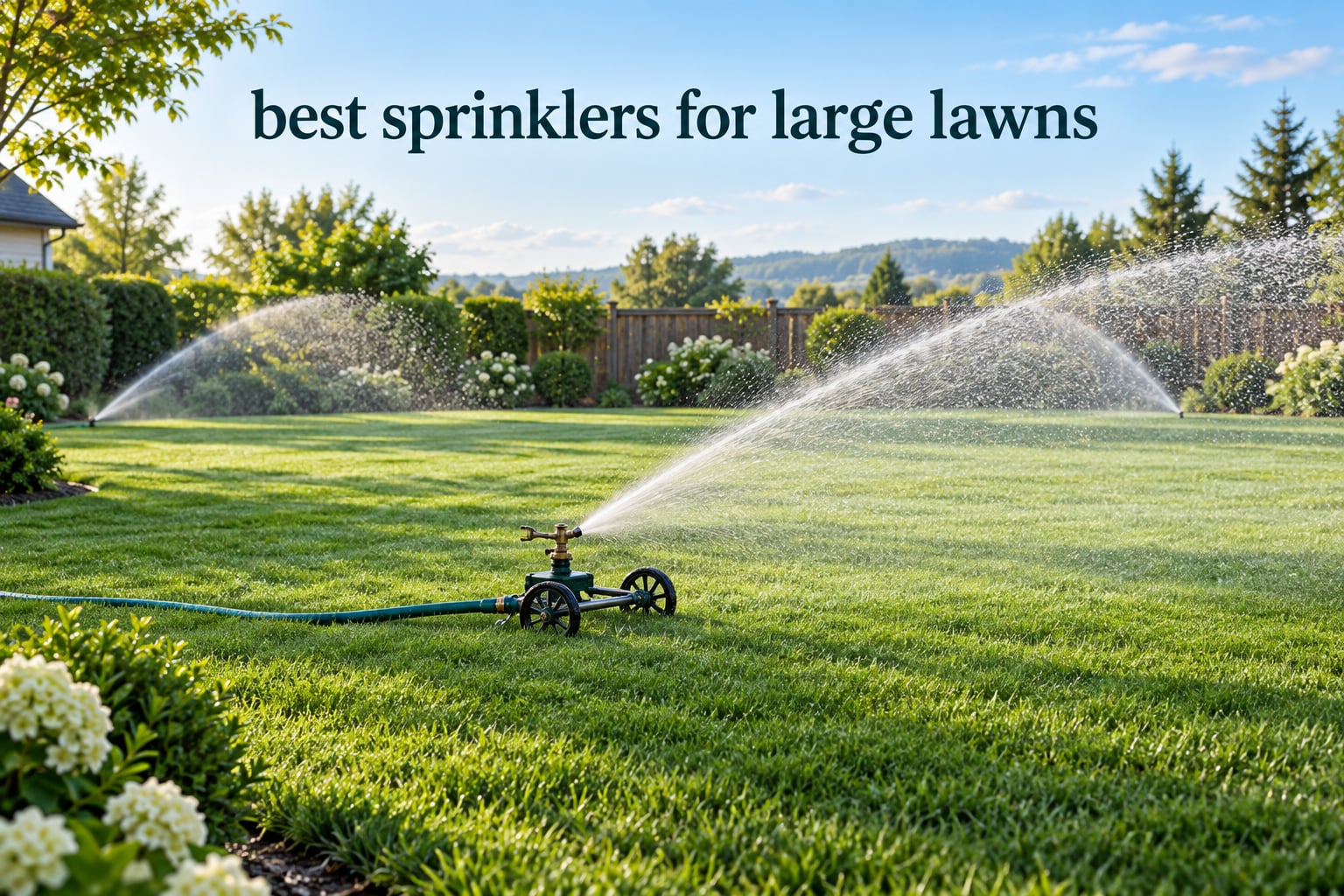 best sprinklers for large lawns