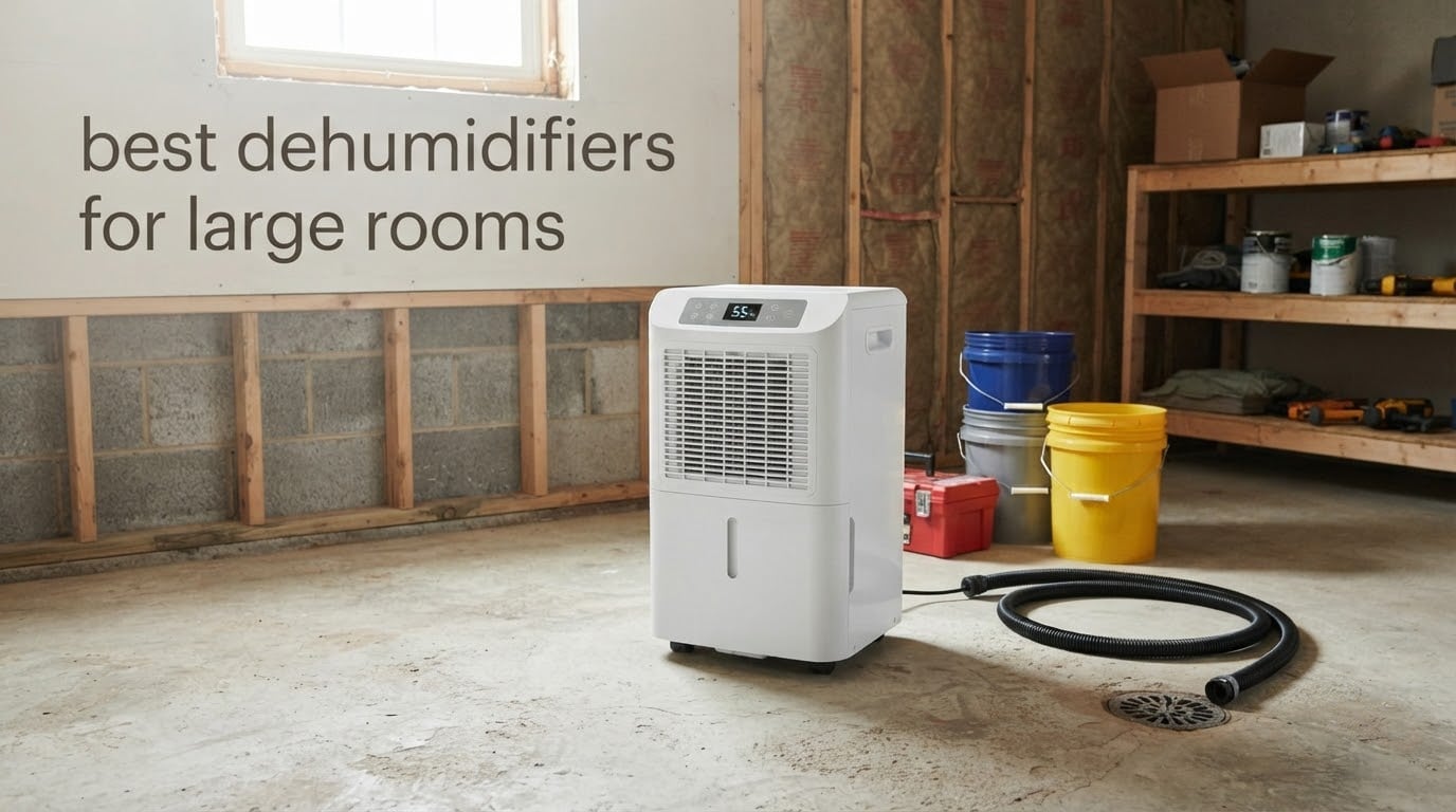 best dehumidifiers for large rooms