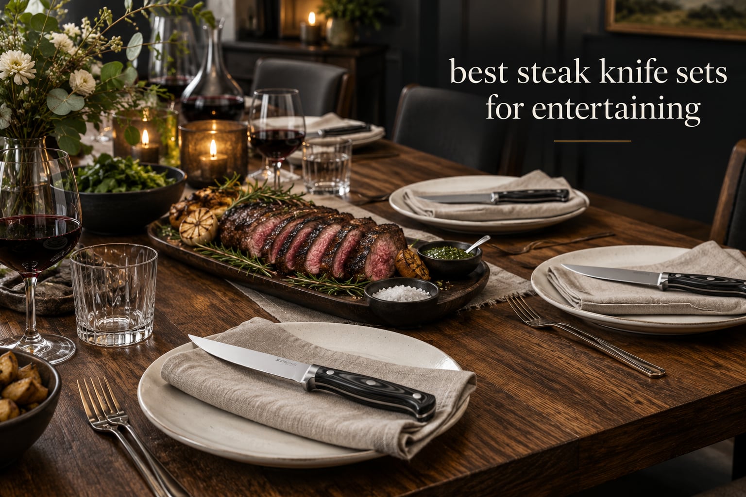 best steak knife sets for entertaining