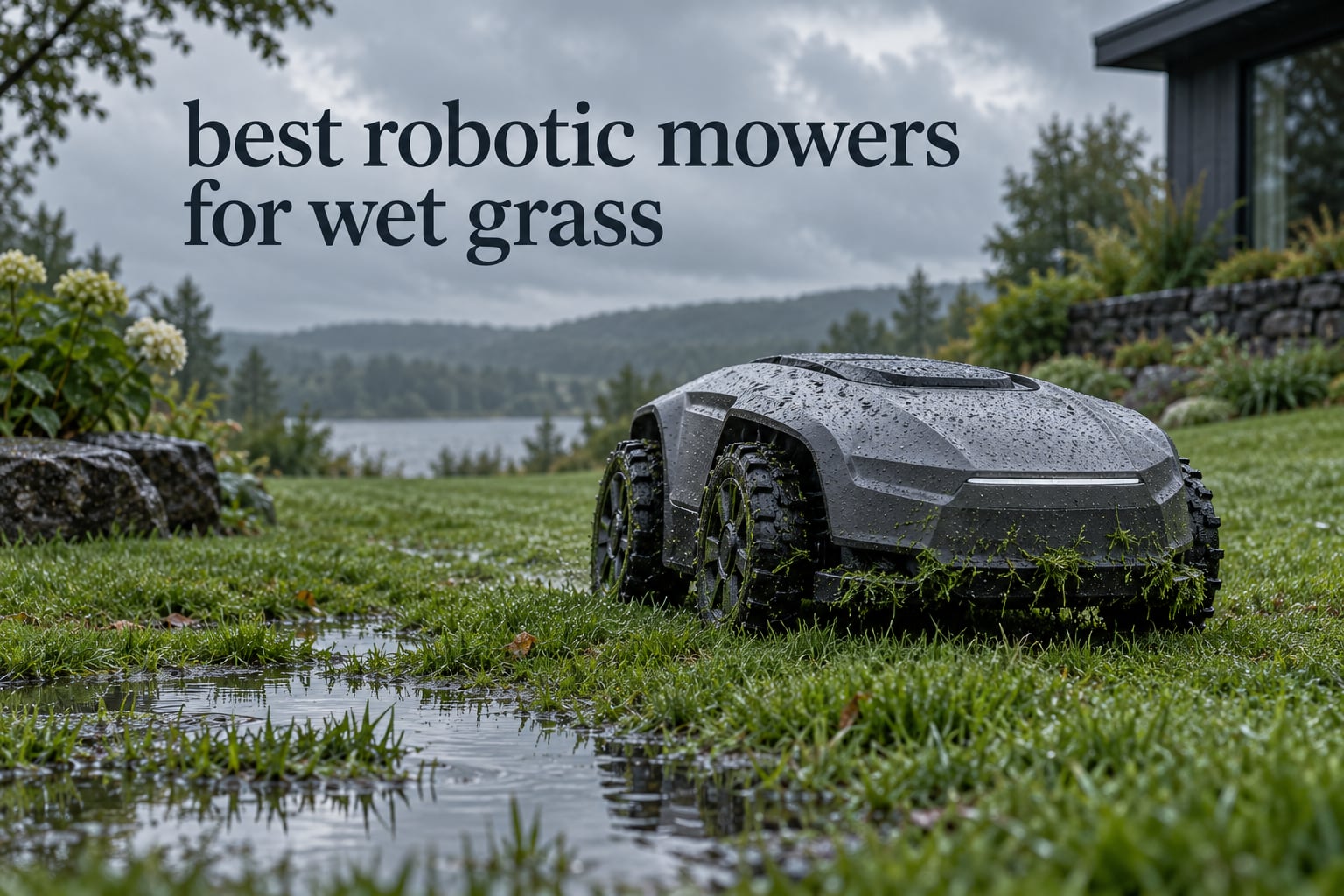best robotic mowers for wet grass