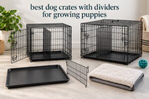 best dog crates with dividers for growing puppies