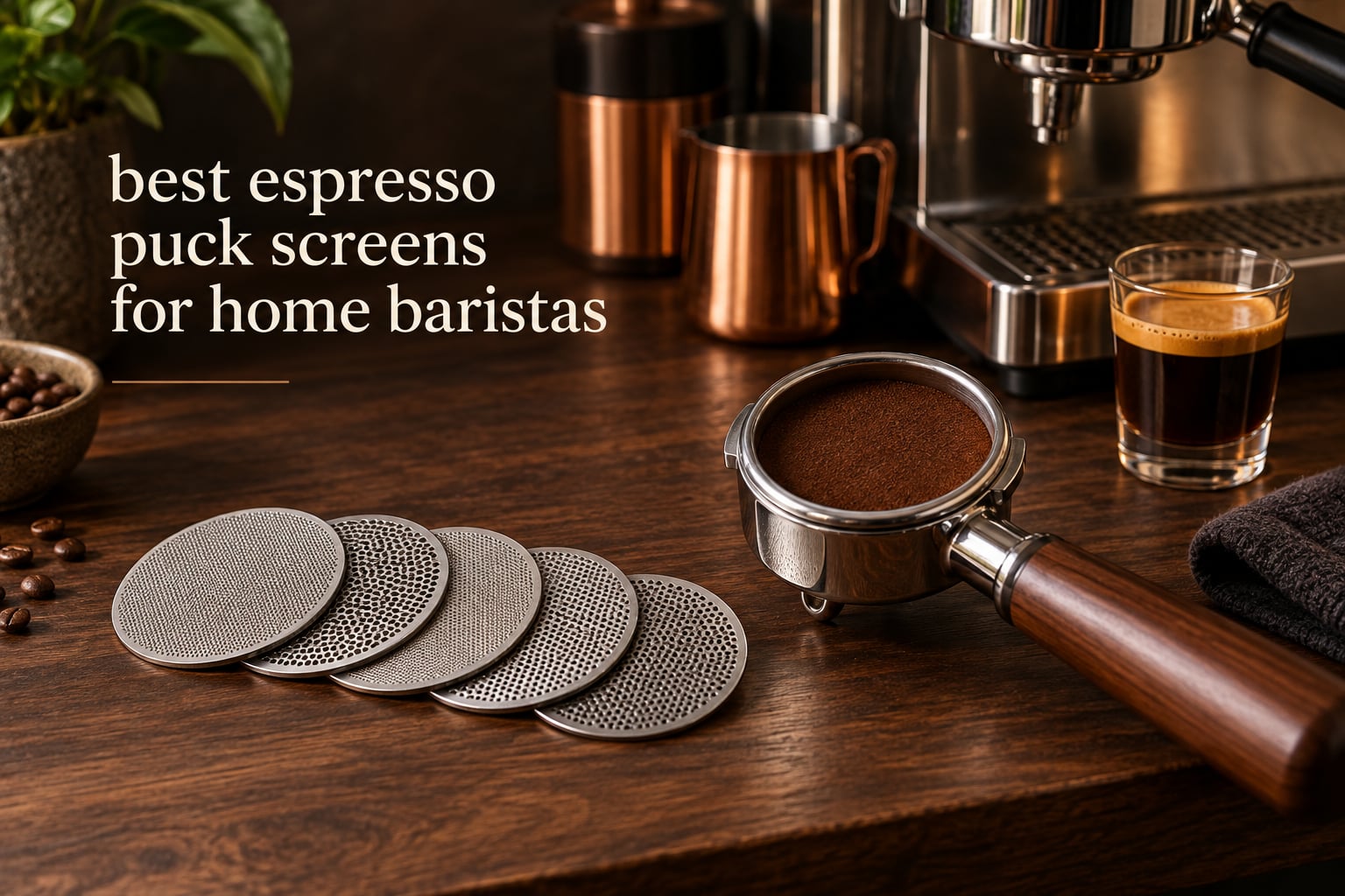 best espresso puck screens for home baristas