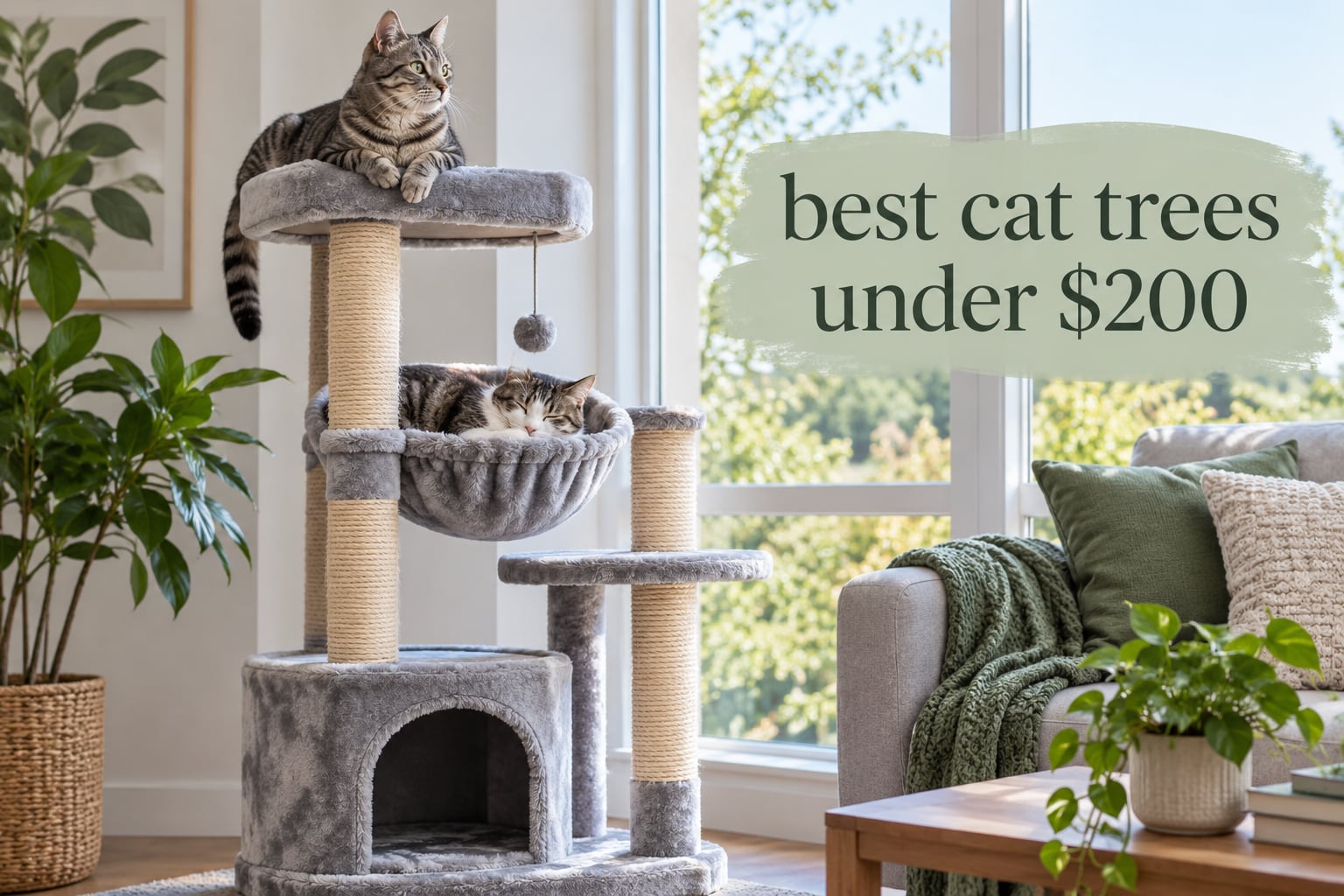 best cat trees under $200
