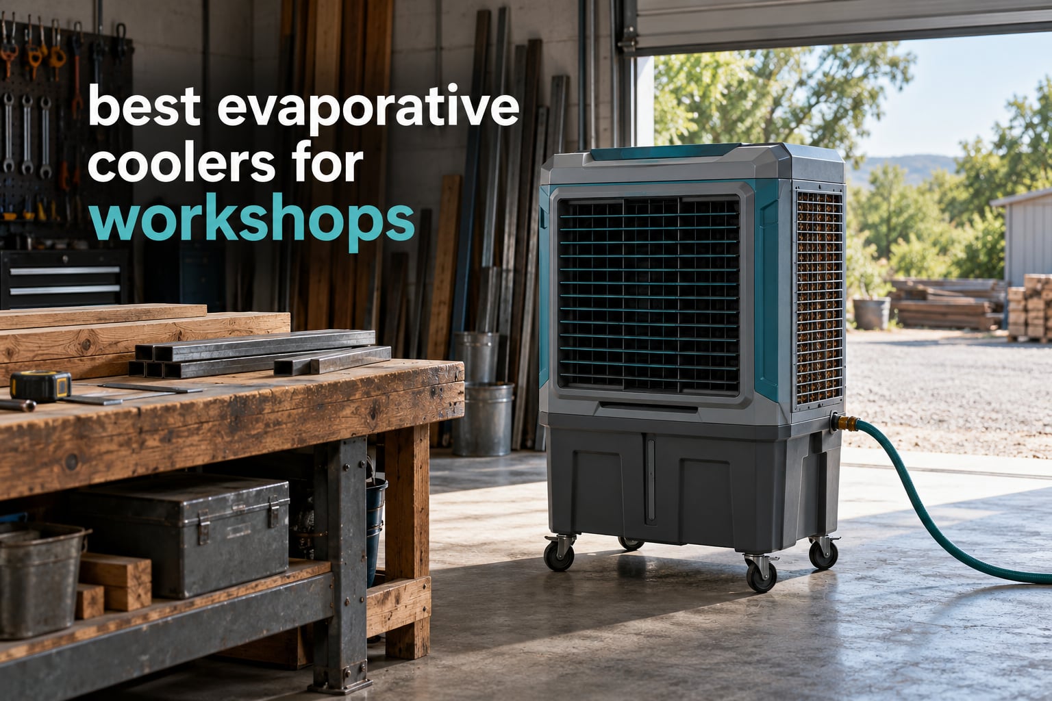 best evaporative coolers for workshops