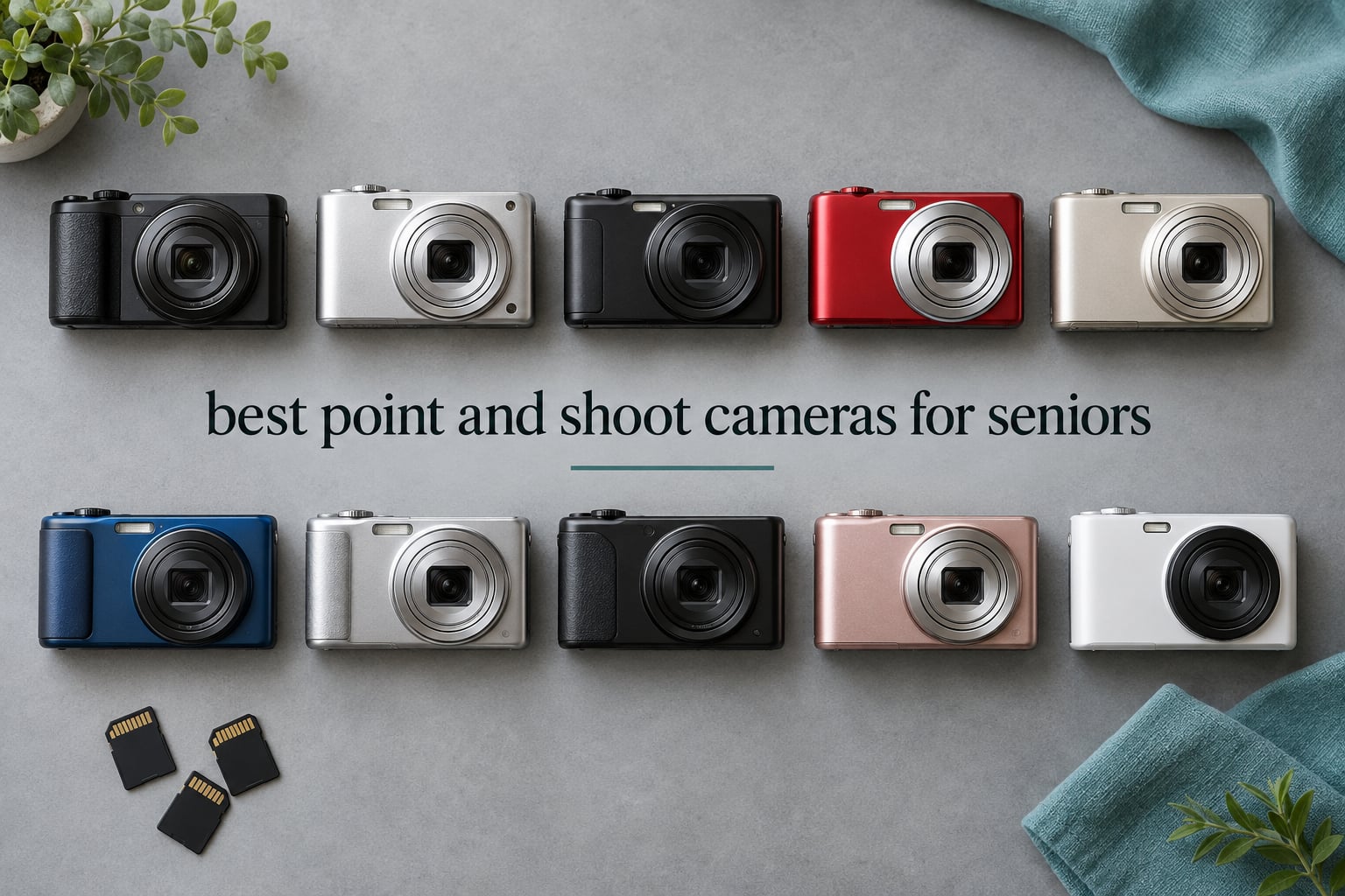 best point and shoot cameras for seniors