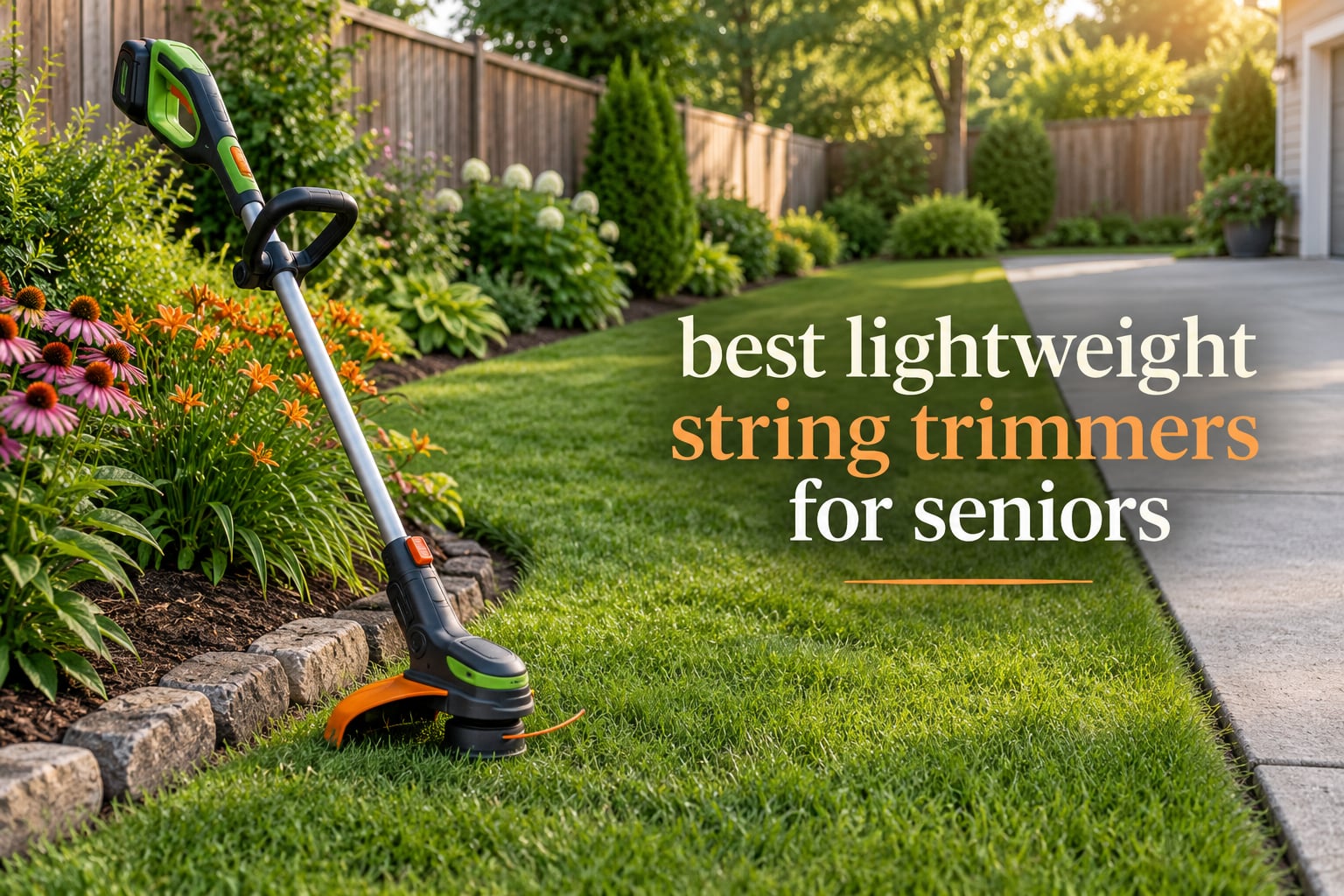 best lightweight string trimmers for seniors