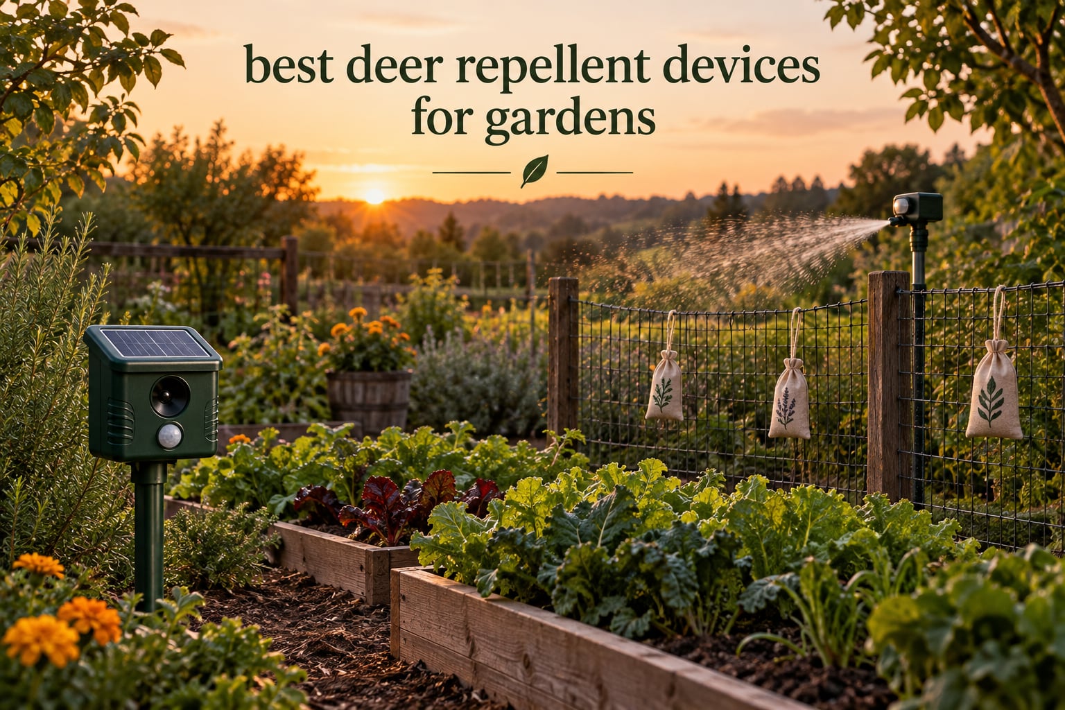 best deer repellent devices for gardens
