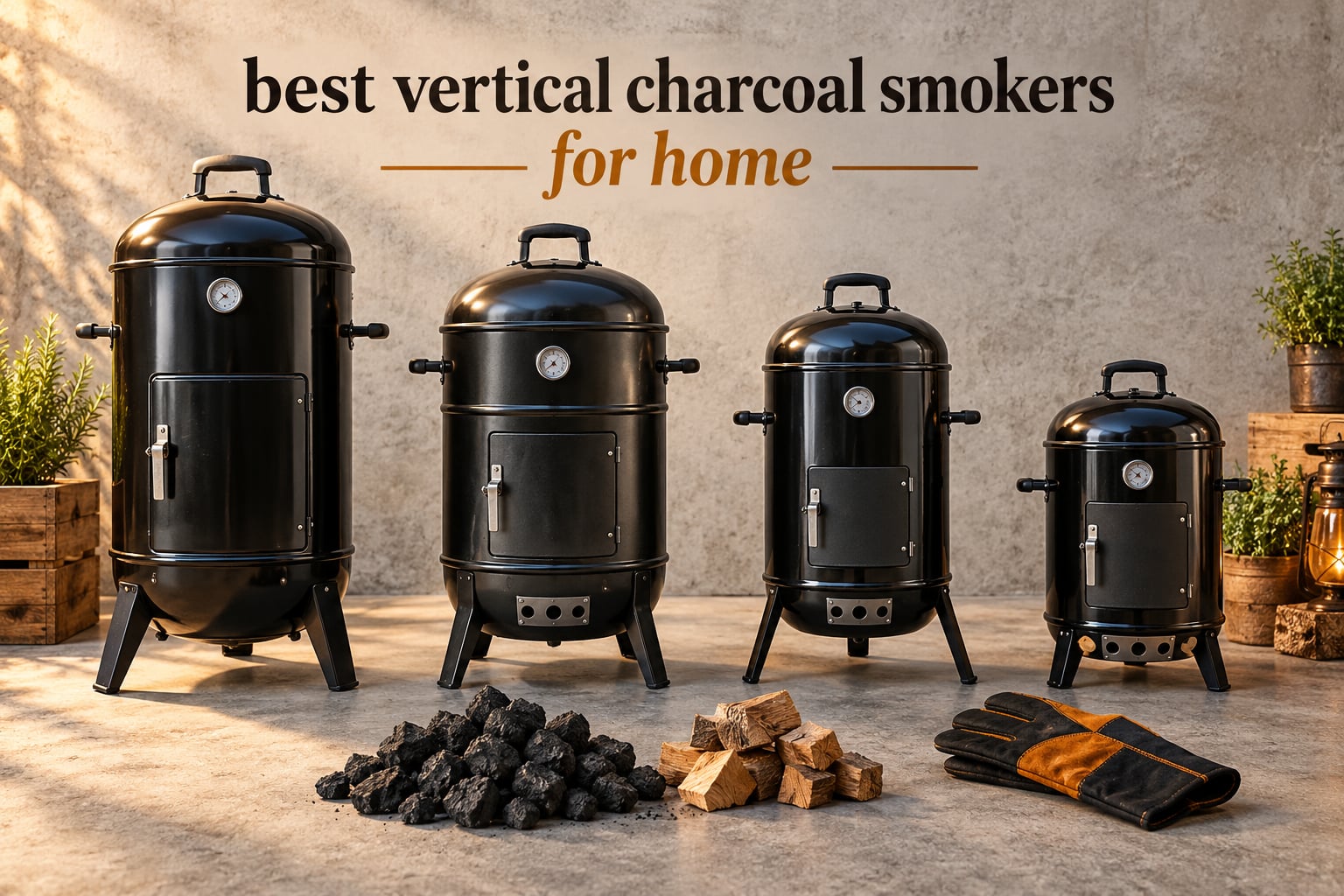 best vertical charcoal smokers for home