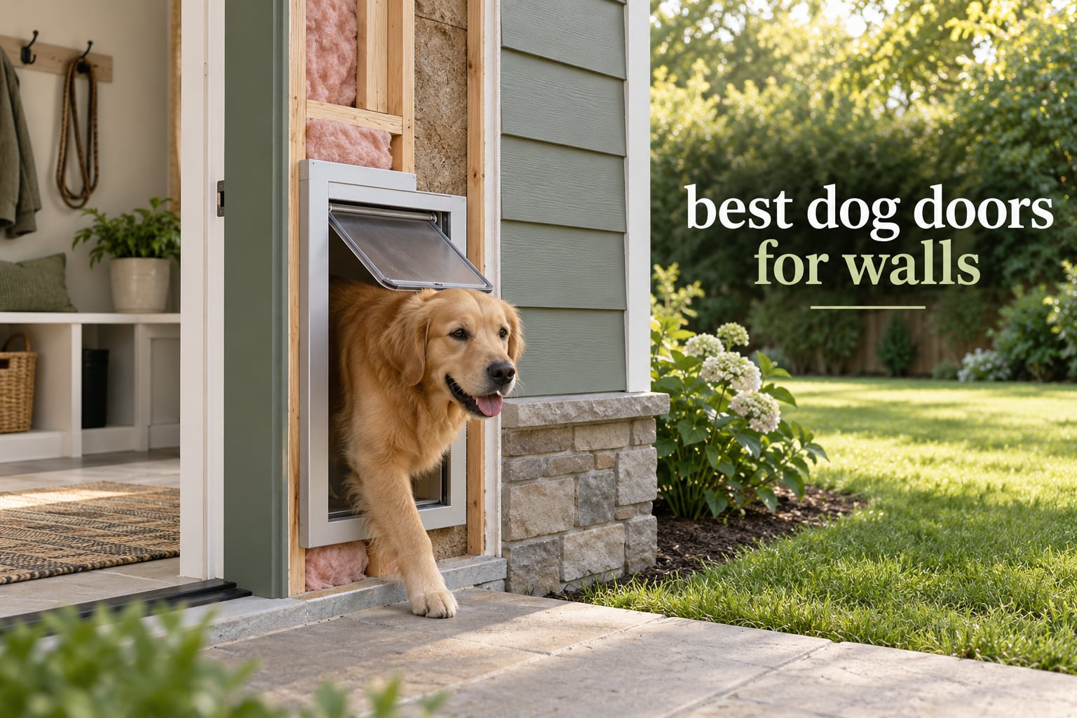 best dog doors for walls