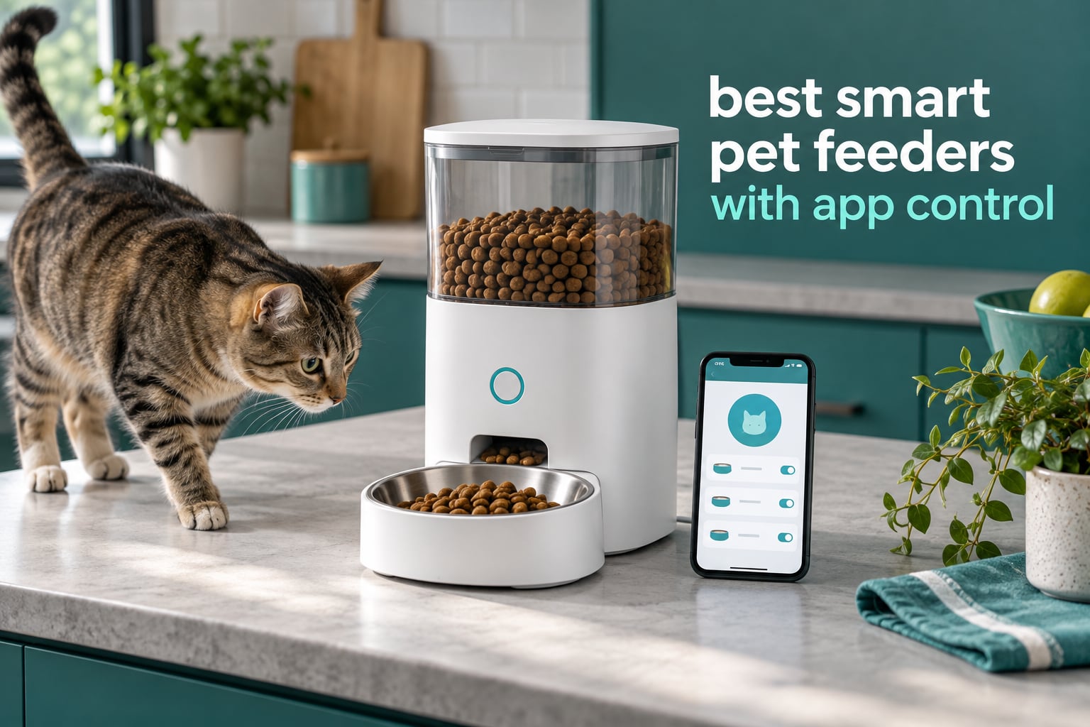 best smart pet feeders with app control