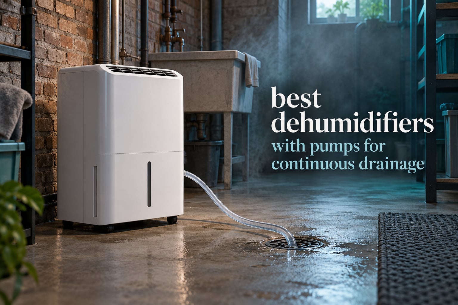 best dehumidifiers with pumps for continuous drainage