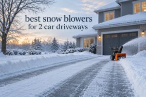 best snow blowers for 2 car driveways