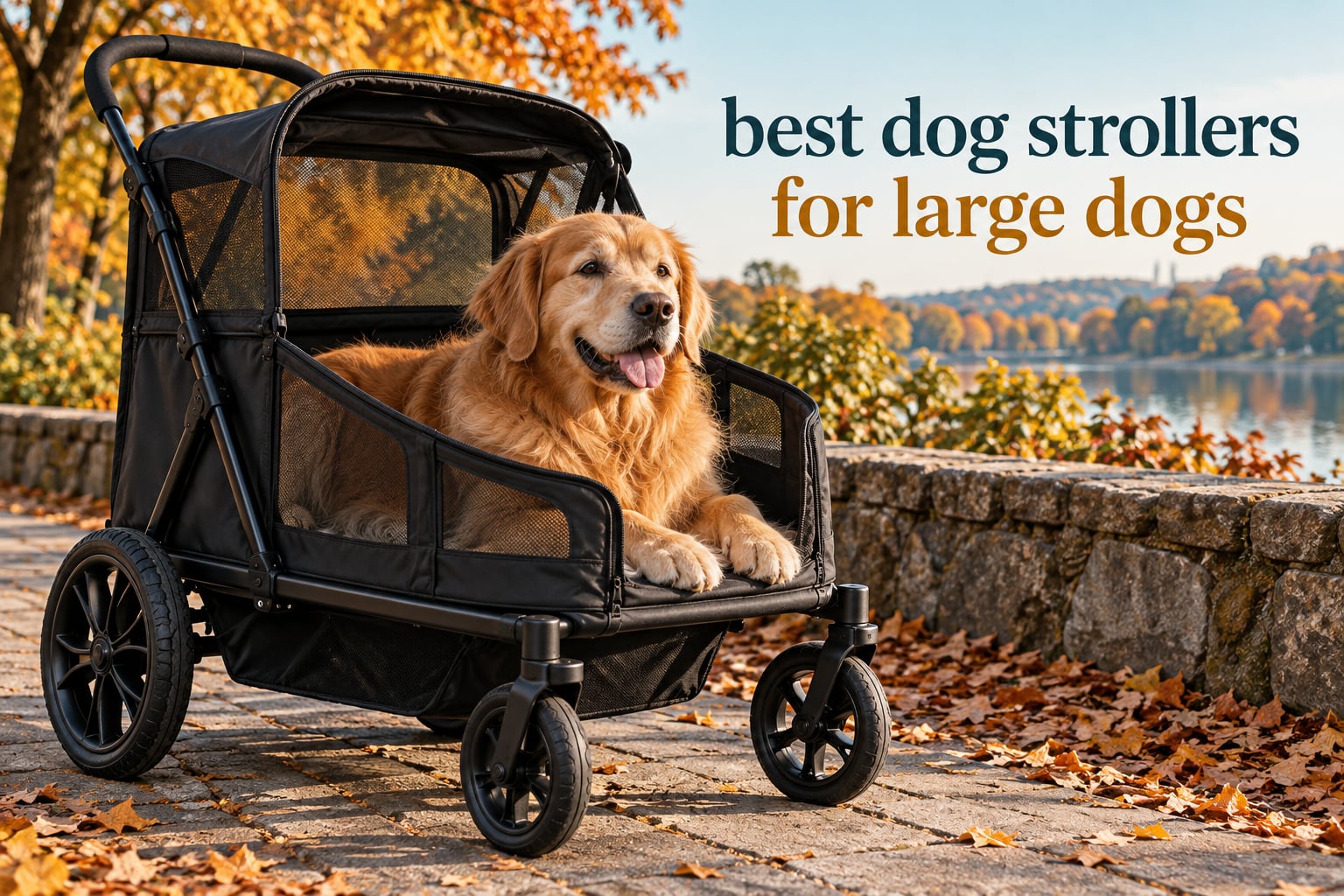 best dog strollers for large dogs