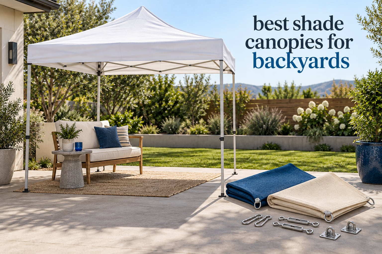 best shade canopies for backyards