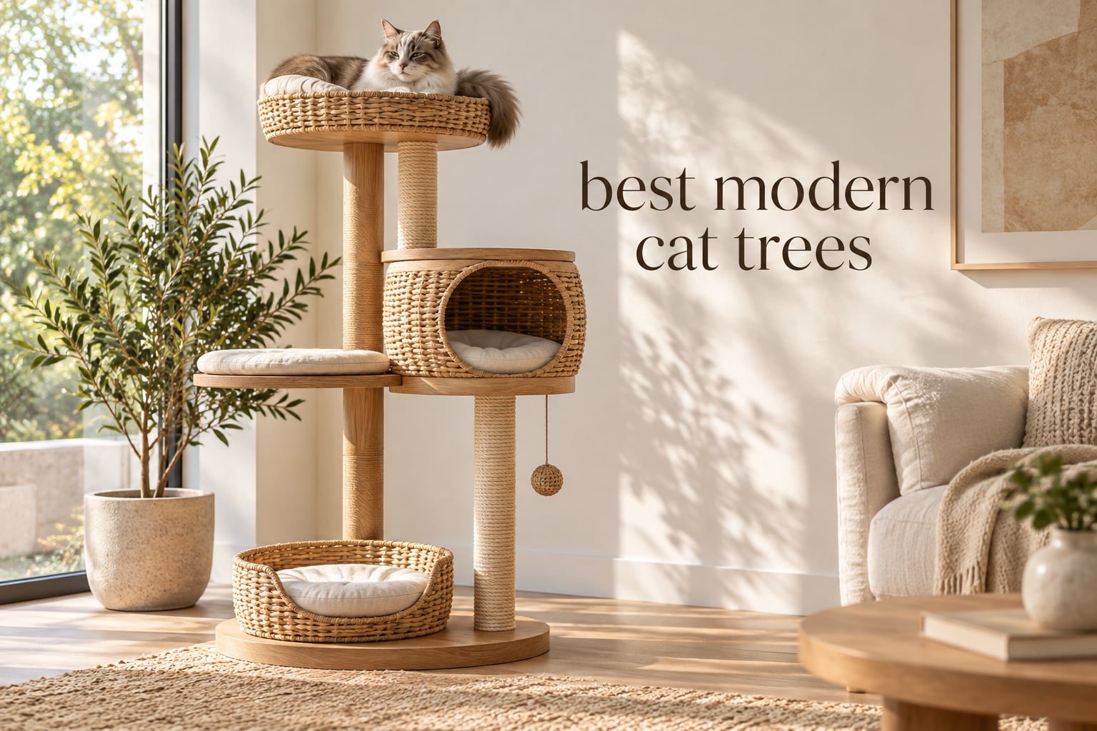 best modern cat trees