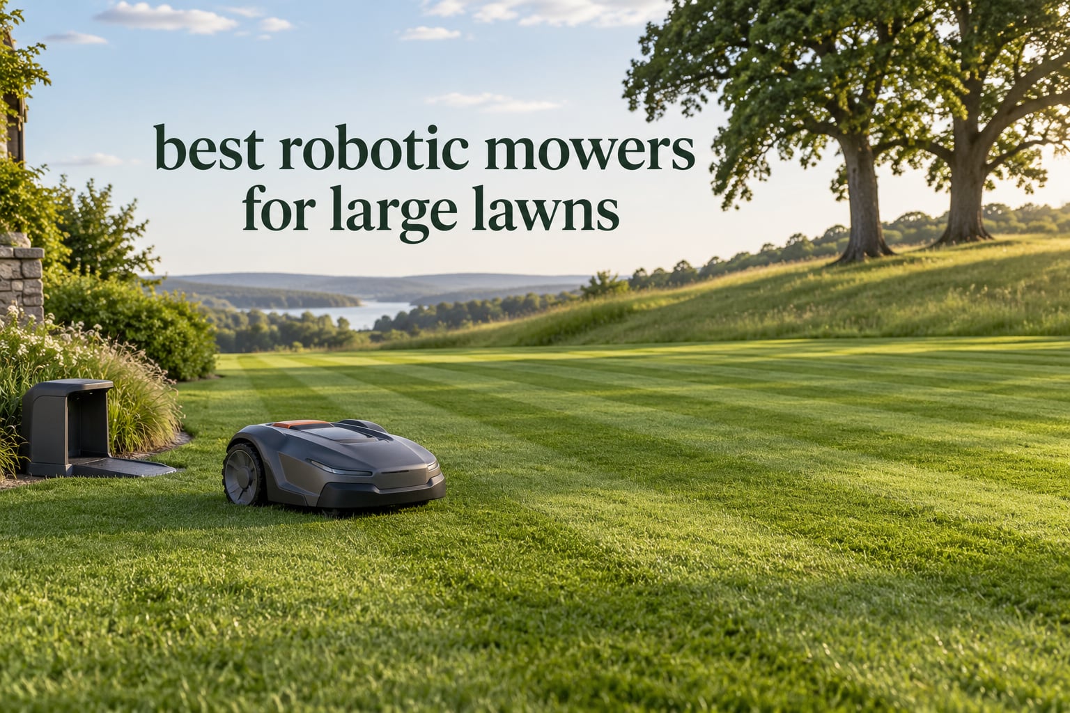best robotic mowers for large lawns