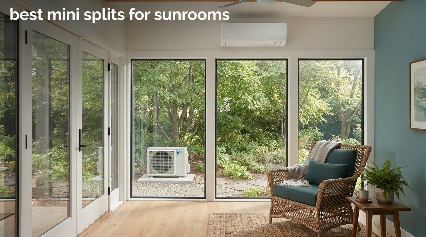 best mini splits for sunrooms