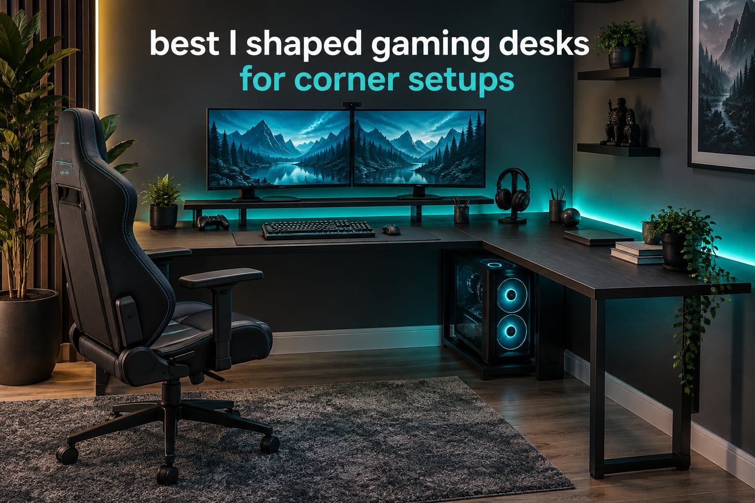 best l shaped gaming desks for corner setups